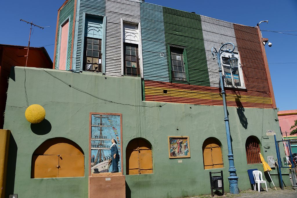 16 Colourful House With Reliefs Caminito La Boca Buenos Aires
